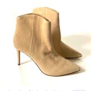J. Crew Mushroom Suede Shaped Topline Bootie